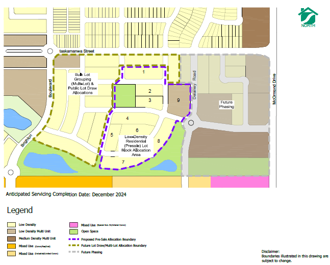 Brighton Phase 2 LowDensity Residential (Presale) Lot Block